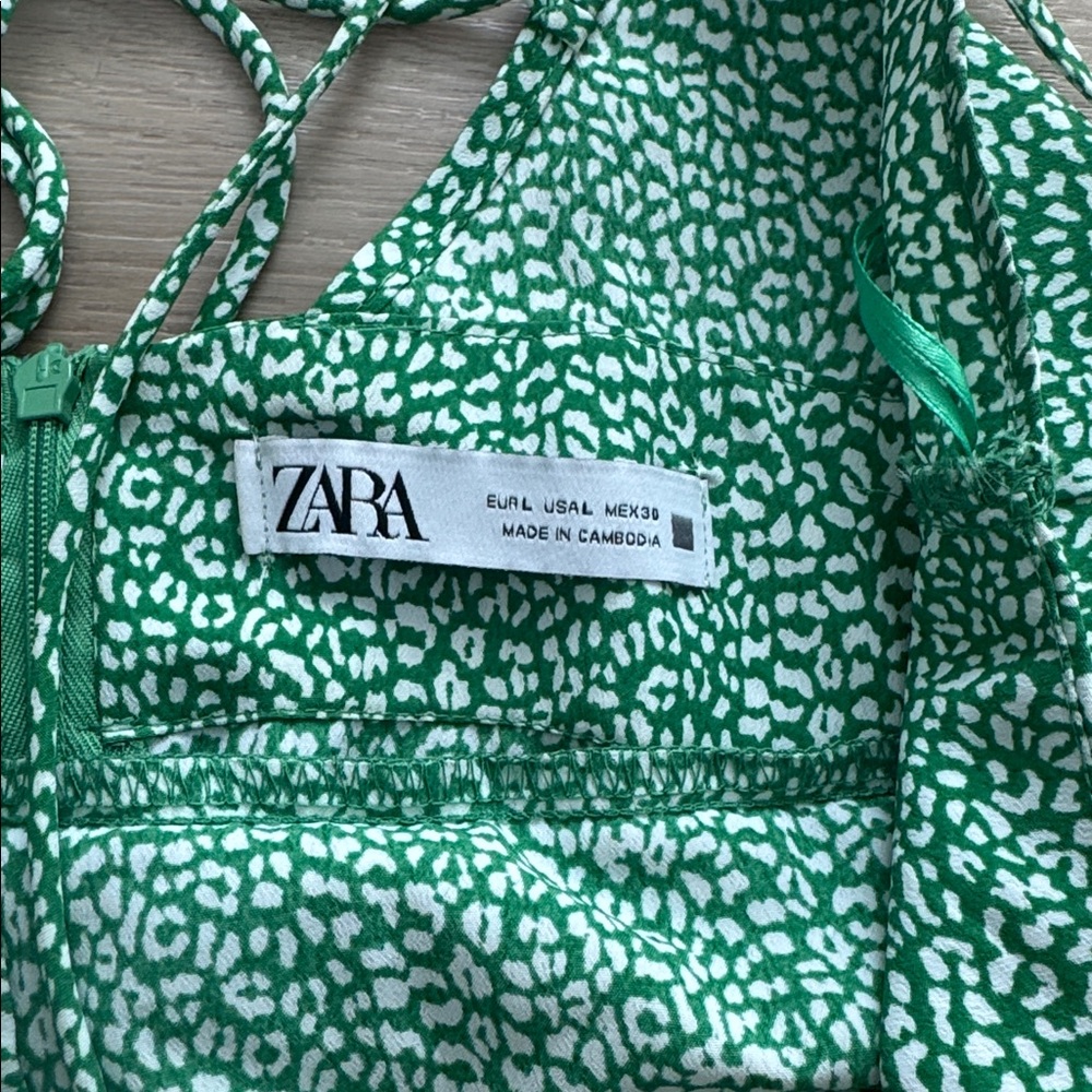Zara - Animal Print Midi Dress - Picture 9 of 13